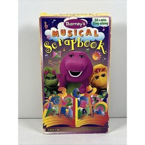 Barney - Barneys Musical Scrapbook VHS 1997 Lyrick Studios Kids TV Show 90s Film